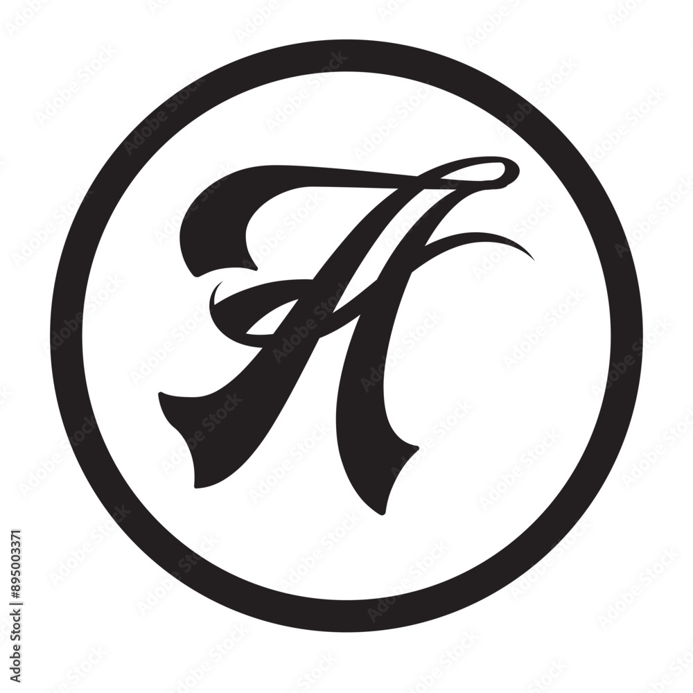 A letter logo. Vector illustration. eps 10/AI A letter logo. Vector illustration. eps 10/AI