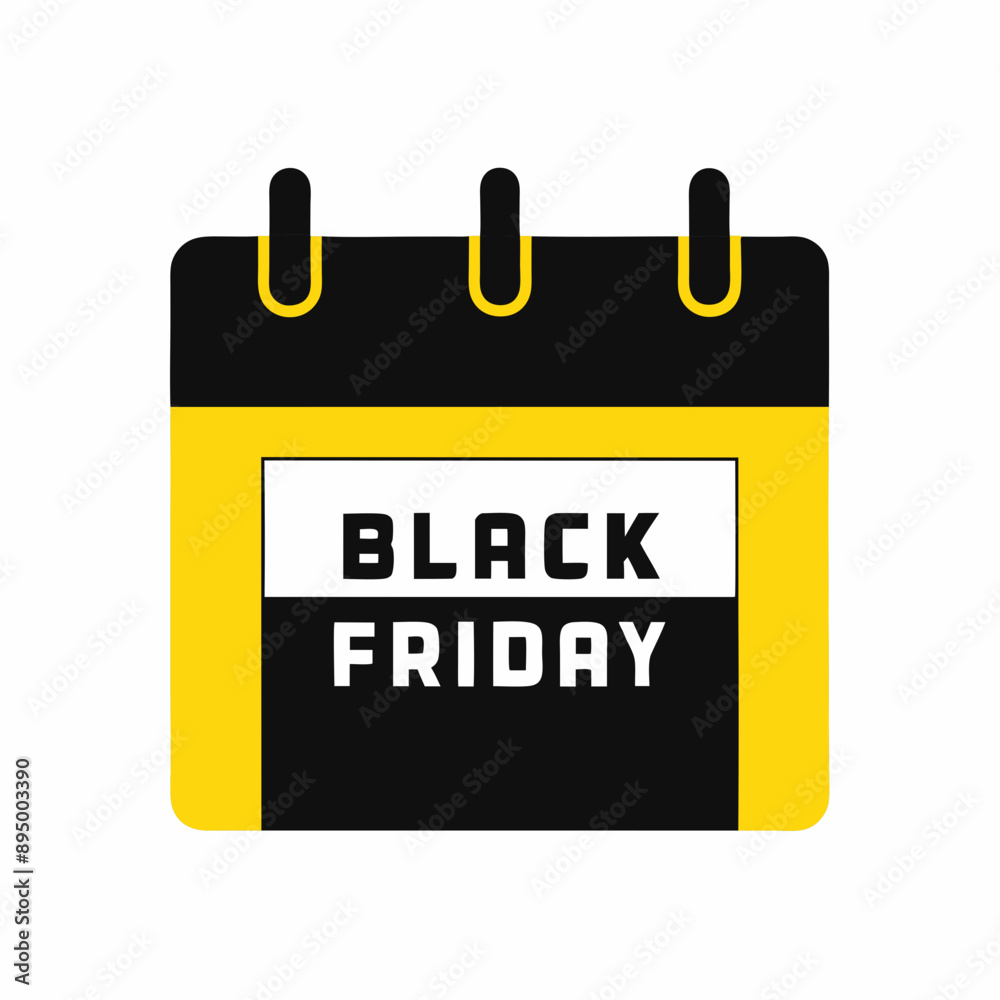 Bold vector illustration Black Friday t-shirt with striking yellow text ideal for highlighting exclusive offers and sales events Bold vector illustration Black Friday t-shirt with striking yellow text ideal for highlighting exclusive offers and sales events