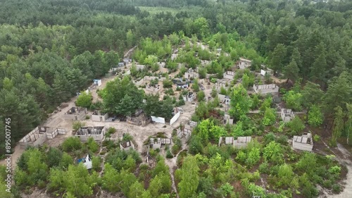 Airsoft game field, Paintball