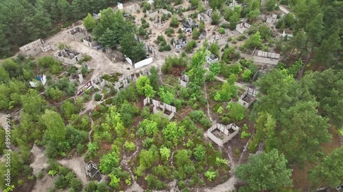 Training ground for black tactics airsoft and paintball