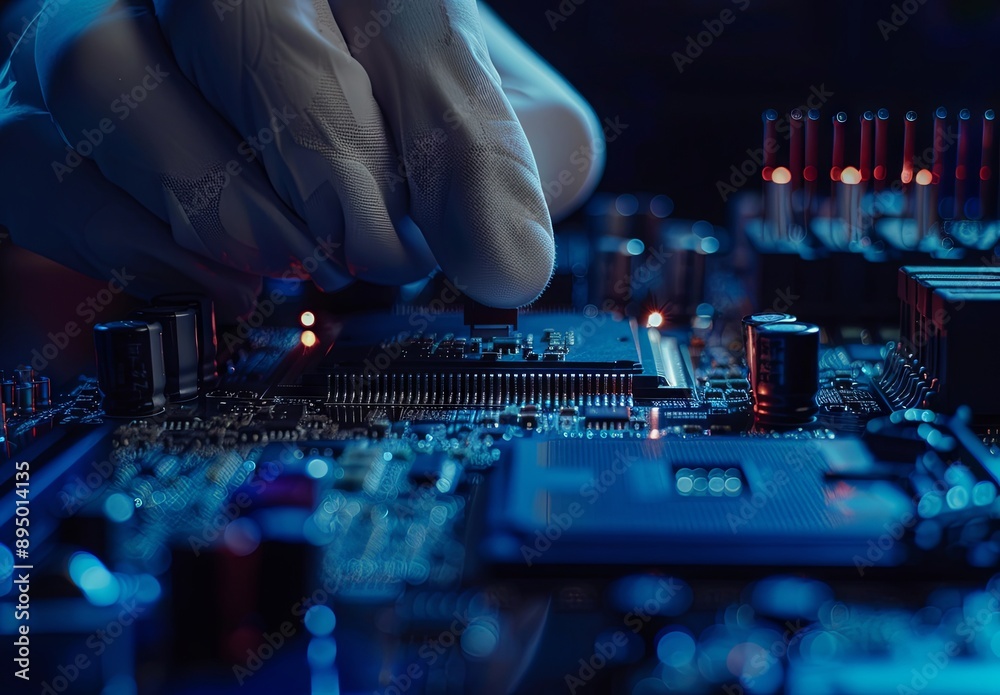 Installing a CPU Component on a Motherboard