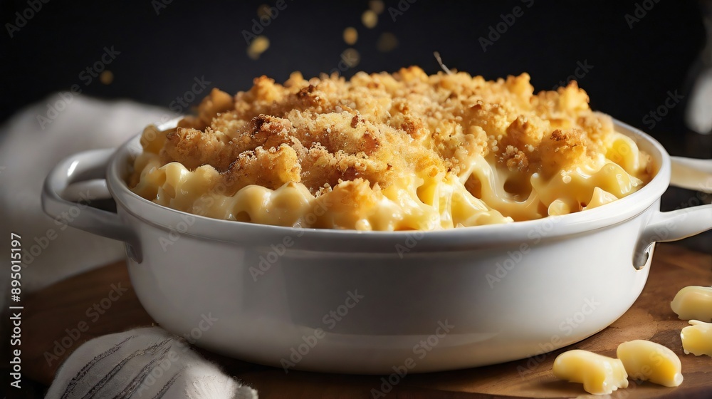 close up delicious of creamy mac and cheese close up delicious of creamy mac and cheese
