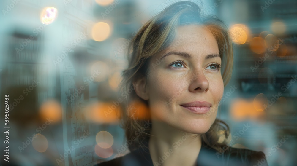 Fototapeta premium Portrait of a powerful business woman / Women in Tech 