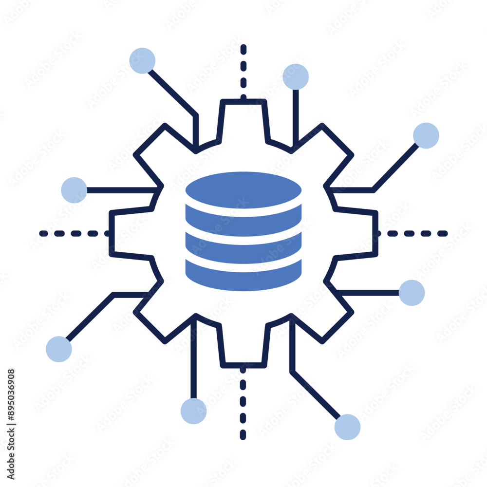 Data Science Icon with Editable Stroke. Data Science Icon with Editable Stroke.