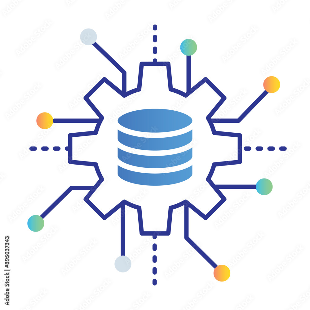 Data Science Icon with Editable Stroke. Data Science Icon with Editable Stroke.