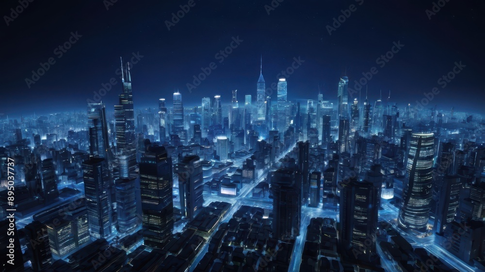 Obraz premium notes in the night