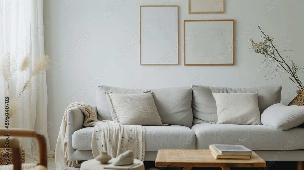 Bright Scandinavian Interior with Natural Light Bright Scandinavian Interior with Natural Light