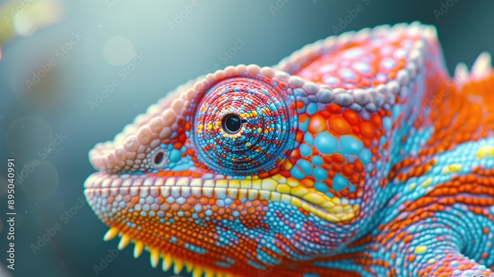 Chameleon Scale Details: A Study in Color and Texture Chameleon Scale Details: A Study in Color and Texture