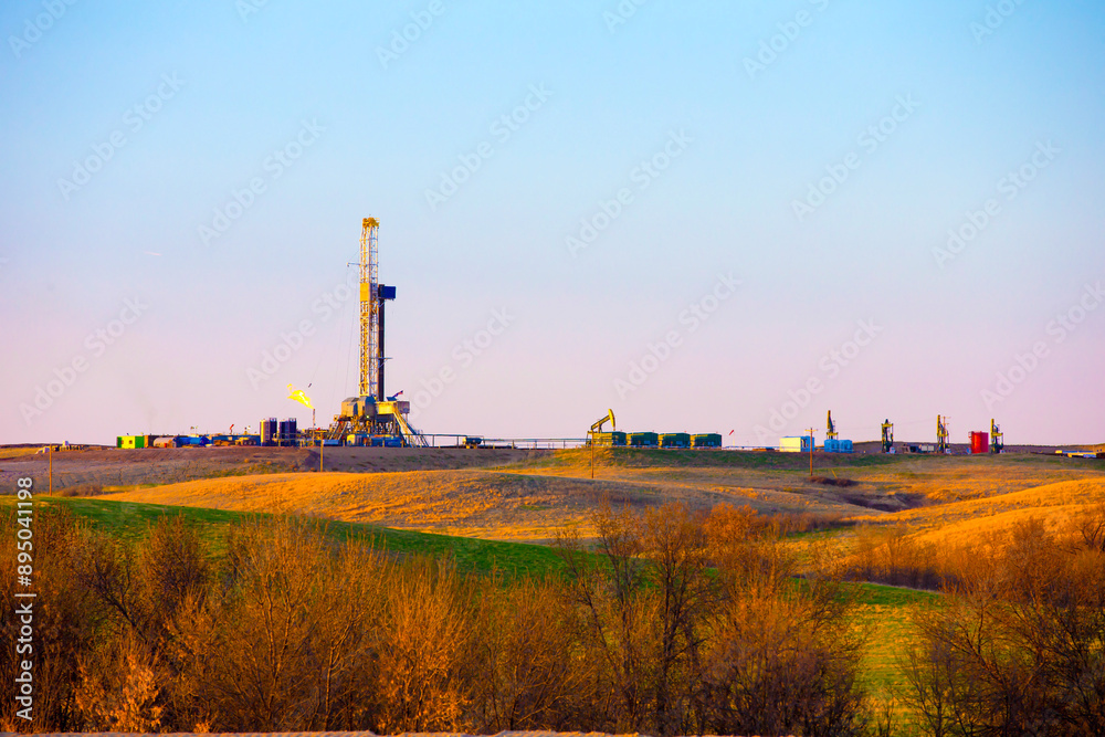 Drilling for oil in North Dakota Drilling for oil in North Dakota