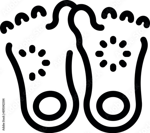 Acupunture points stimulating foot massage promoting wellness and relaxation