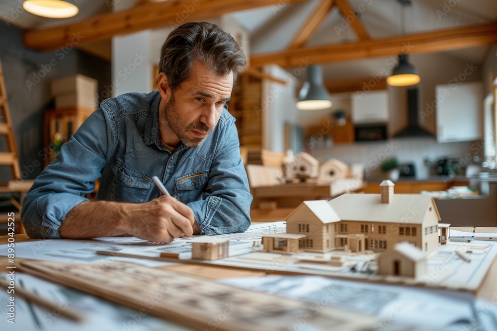 Real Estate Developer Conceptualizing Project - Profile of Property Industry Professional Discussing Plans and Ideas Real Estate Developer Conceptualizing Project - Profile of Property Industry Professional Discussing Plans and Ideas