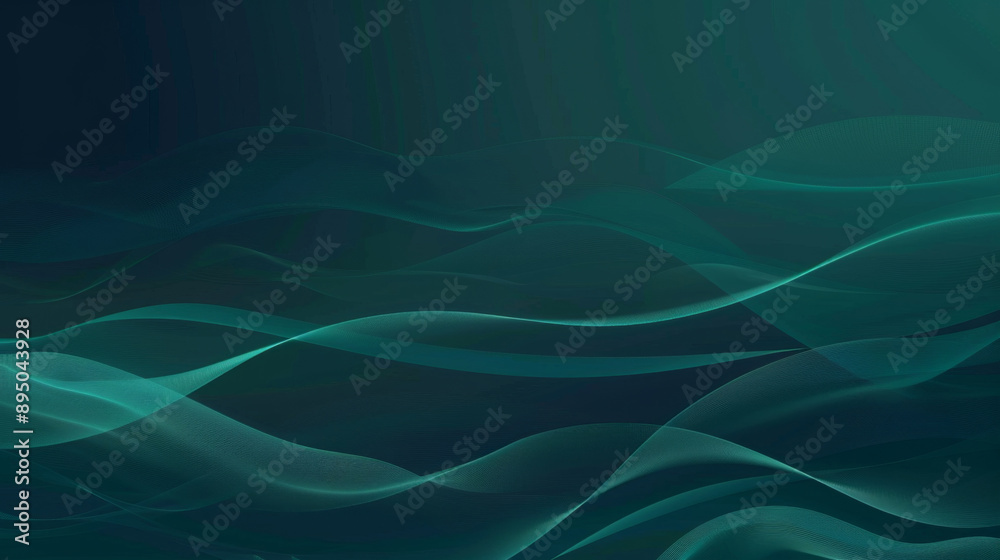 Channeling Cool: Modern Dark Teal Gradient Effect Channeling Cool: Modern Dark Teal Gradient Effect