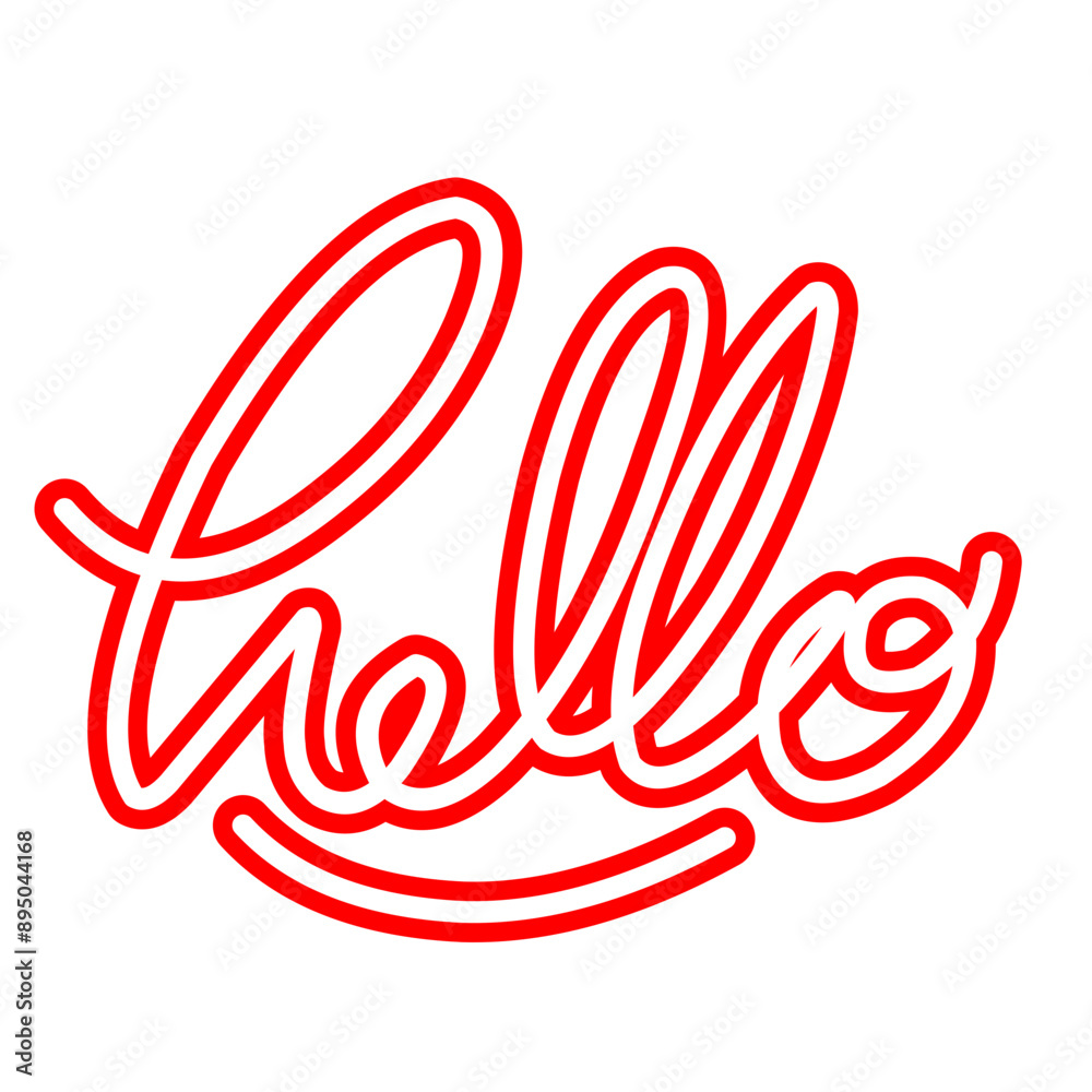 Hello lettering typography Hello lettering typography