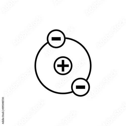 electron icon illustration