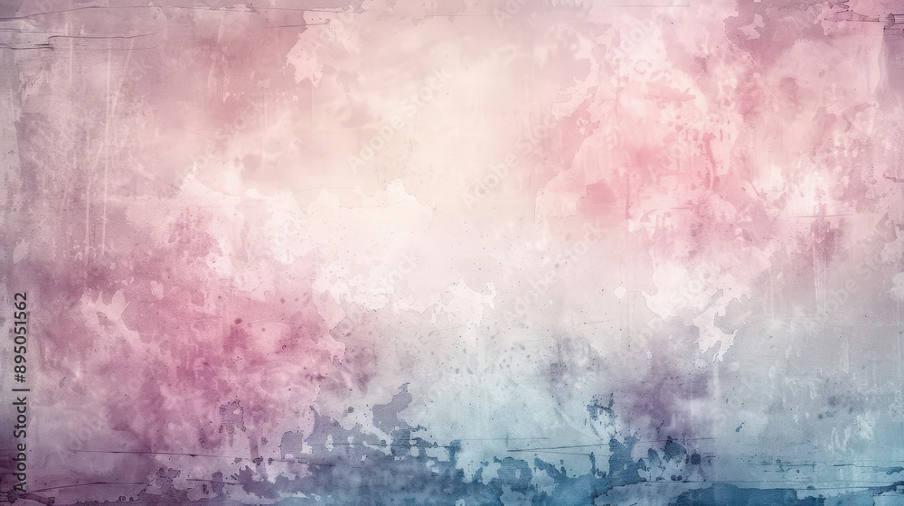 Fototapeta premium A blurry pink and blue background with a white cloud