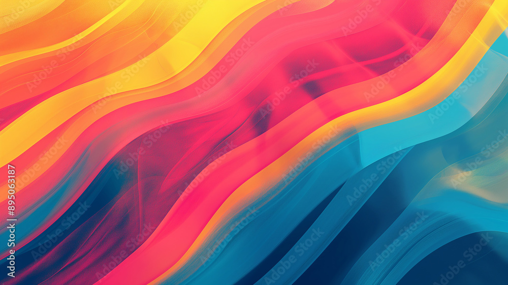 Colorful retro gradient texture background. Smooth transitions of iridescent colors. Poster banner background. Colorful retro gradient texture background. Smooth transitions of iridescent colors. Poster banner background.