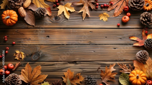 Happy Thanksgiving background illustration generated by ai