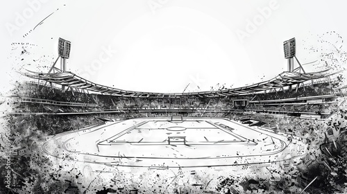 Football Stadium illustration photo