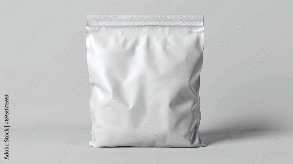 Zip bag mock up bakcground illustrration generated by ai Zip bag mock up bakcground illustrration generated by ai