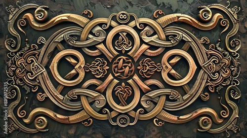 Celtic Knotwork Panel: This intricate Celtic knotwork panel is perfect for adding a touch of Irish culture to your home.