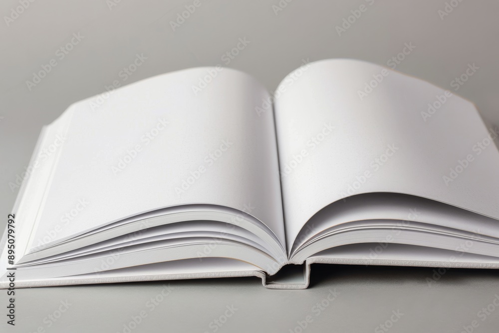 Open Book on Table Open Book on Table