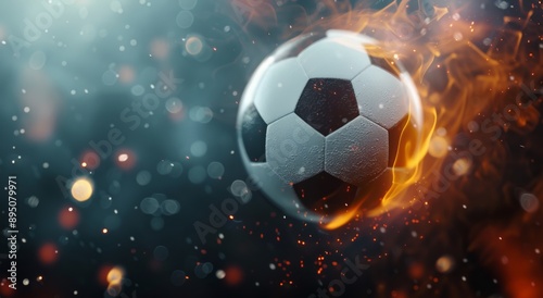 Soccer Ball In Flames