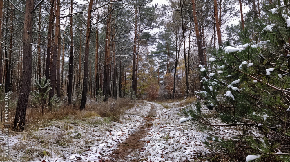 Fototapeta premium path in the woods