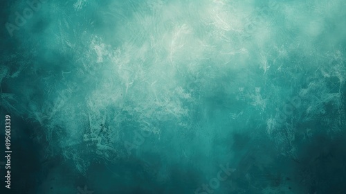 Hazy teal gradient background © Lasvu