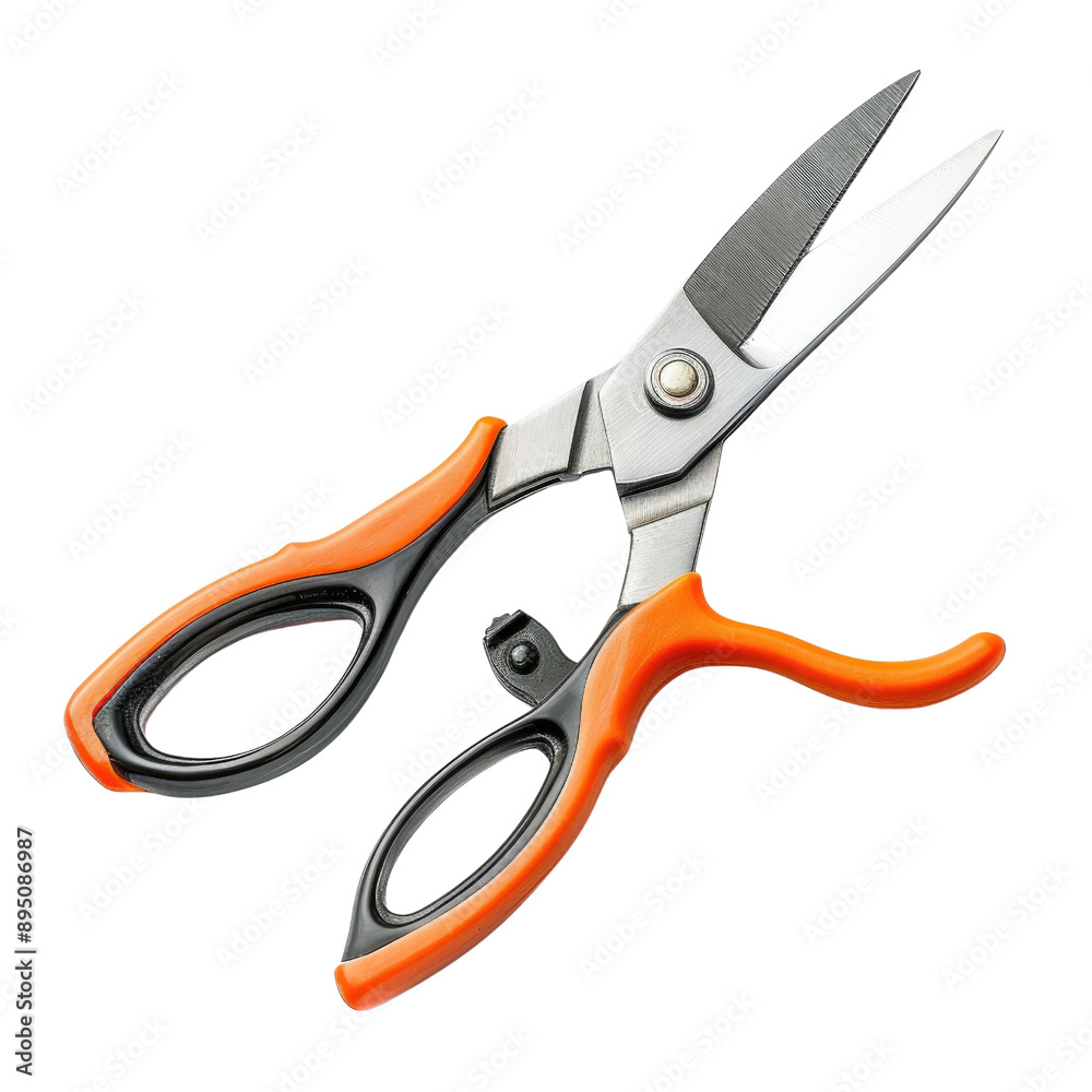 High-quality scissors with orange handles, perfect for crafting, design, and household tasks, providing precision and comfort. High-quality scissors with orange handles, perfect for crafting, design, and household tasks, providing precision and comfort.