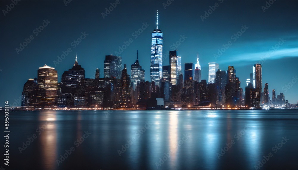 Obraz premium city skyline