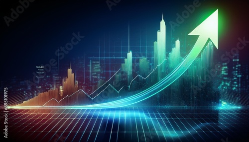 Economic growth: growing economy.