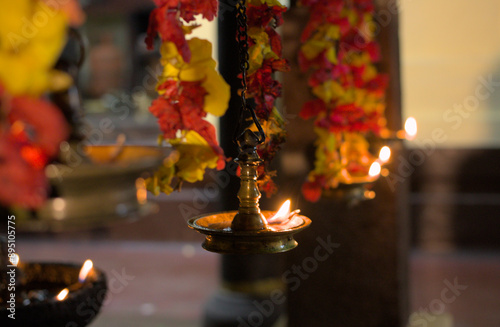 Temple decoration in Kerala, India