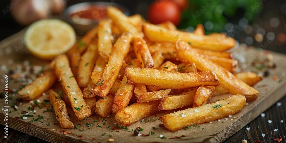 Golden French Fries with Sea Salt
