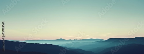  From a hilltop vantage, witness the sun's ascent over distant mountain ranges © Jevjenijs