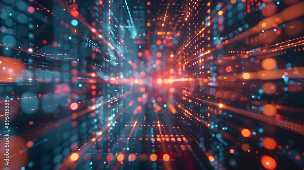 Digital background ideal for technological operations. Data Transmission in a digital future Digital background ideal for technological operations. Data Transmission in a digital future