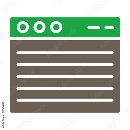 Stories Glyph Two Color Icon