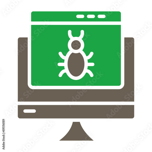 Debug Glyph Two Color Icon