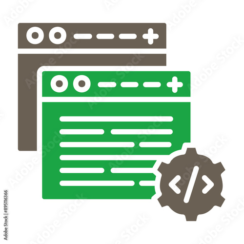 Features Glyph Two Color Icon