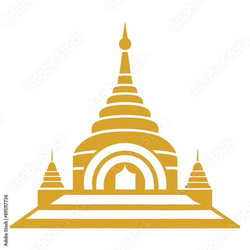 temple city illustration vector
