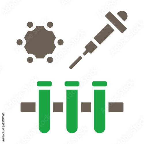 Disruption Glyph Two Color Icon