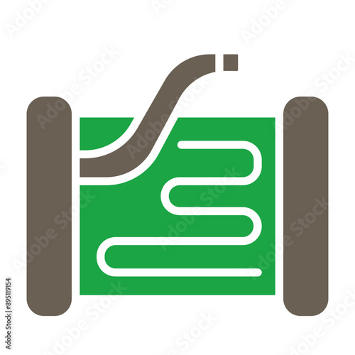 Evaporator Glyph Two Color Icon