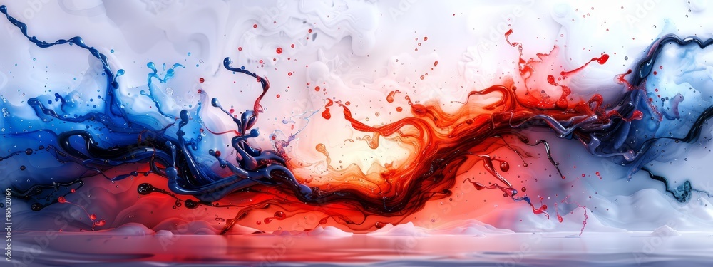 the swirls depict a watery scene the swirls depict a watery scene