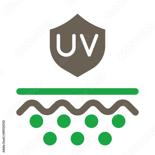 Uv Vector Glyph Two Color Icon