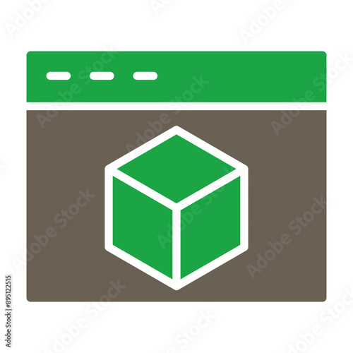 Editing Glyph Two Color Icon