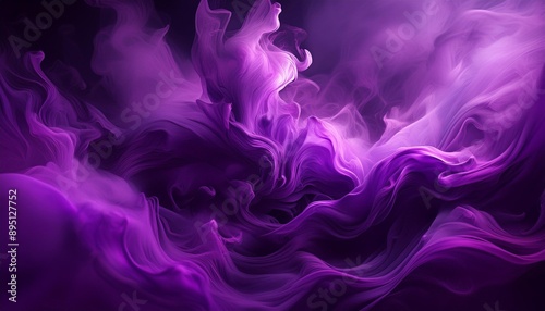 flame and purple smoke and black background 3