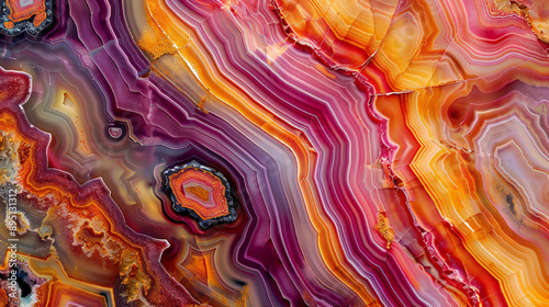 Agate texture with background illustration photo