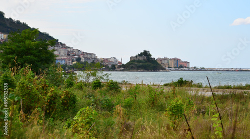 The town of Tirebolu, located in Giresun, Turkey, is famous for its historical sites and sea tourism. photo