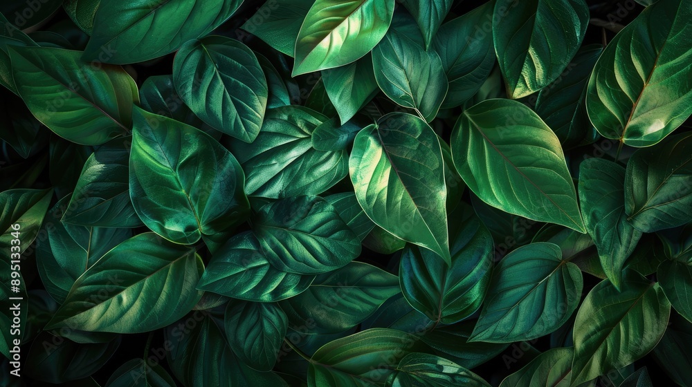Green leaf texture background Green leaf texture background