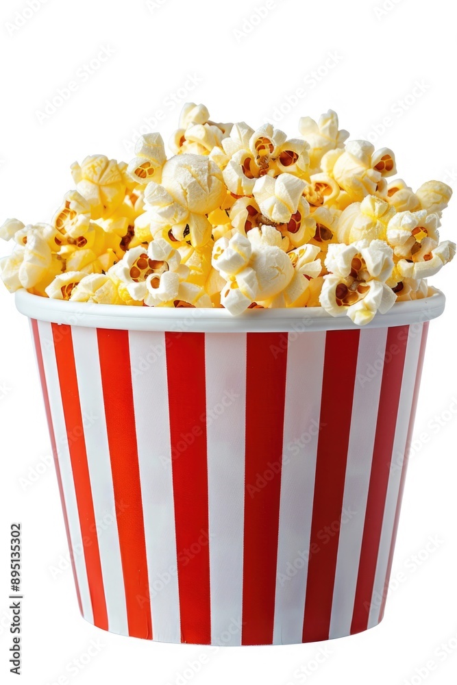 Red and White Popcorn Bowl Red and White Popcorn Bowl