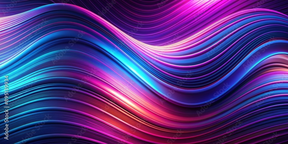 Abstract Swirling Lines of Blue and Purple, 3D Rendering, Curved Shapes, Digital Art, Neon, Colorful, Lines Abstract Swirling Lines of Blue and Purple, 3D Rendering, Curved Shapes, Digital Art, Neon, Colorful, Lines